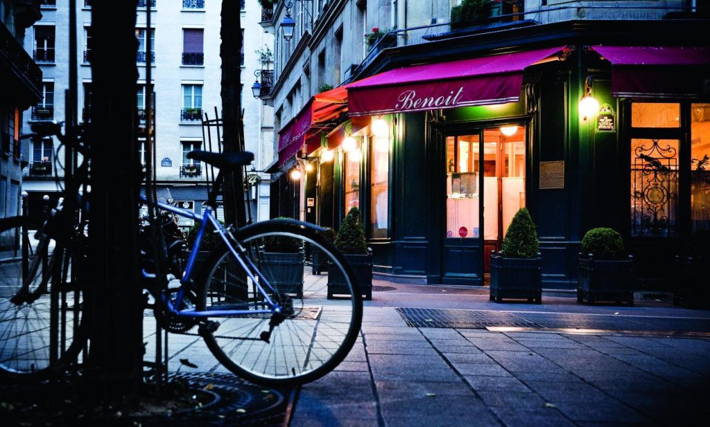 Façade du restaurant Teritoria Benoit à Paris