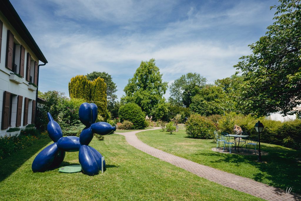 Le jardin de Aux Armes de Champagne