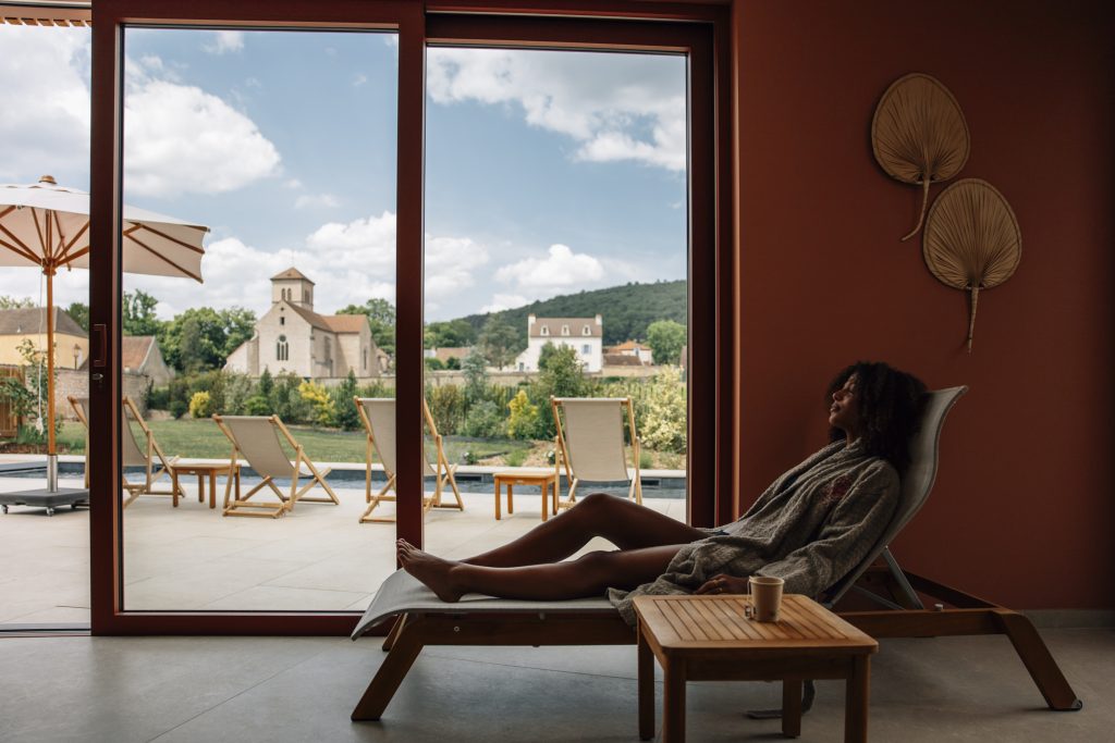 Détente au spa de l'hôtel Teritoria Hôtel Spa Ô Rouge, en Bourgogne-Franche-Comté