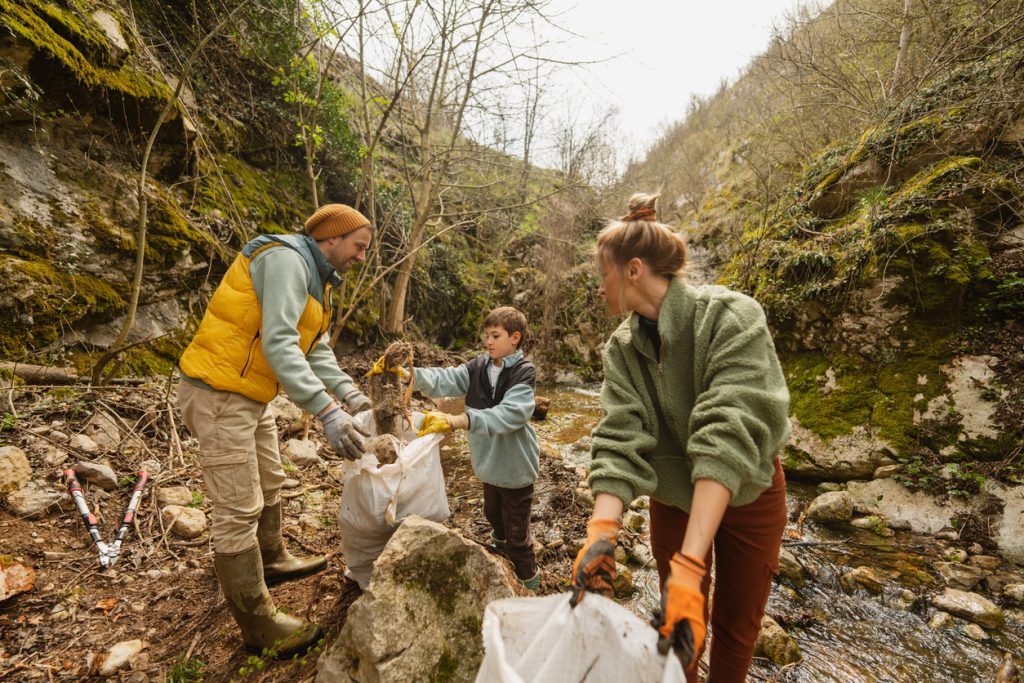 projet de conservation, recycler en voyage