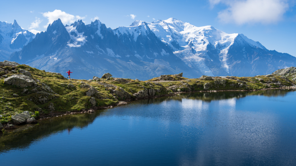 Course de trail à Chamonix, France